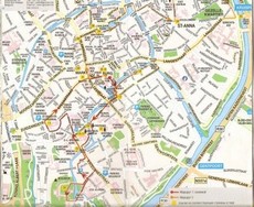 Карта Брюгге